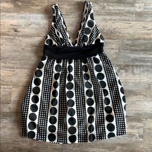 Black and White cocktail Dress